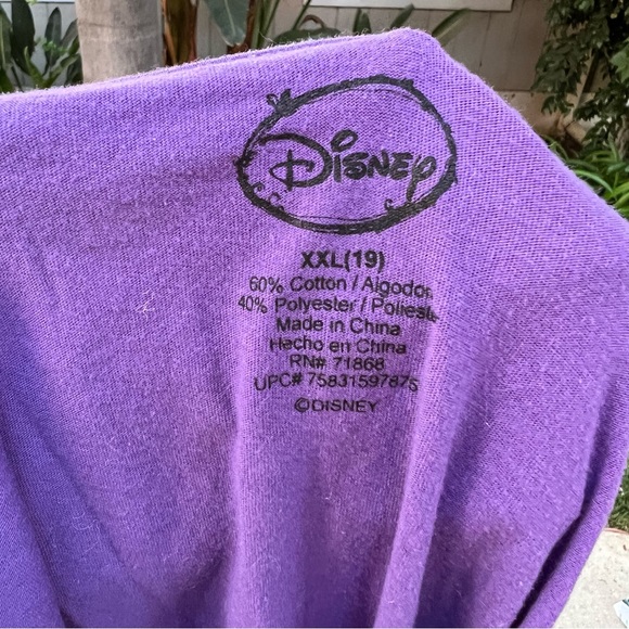 Disney Minnie Mouse Purple Flirt Shirt XXL - Picture 4 of 4
